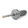 Broca para martillo de parada rápida Cross 4Cutter con vástago hexagonal de 7/16"