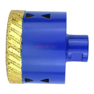 Broca de diamante con bordes de grano de diamante surtido con conexión hembra M14 para corte seco y húmedo