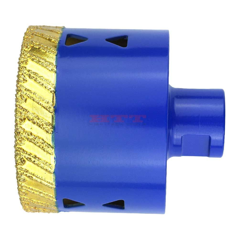 Broca de diamante con bordes de grano de diamante surtido con conexión hembra M14 para corte seco y húmedo