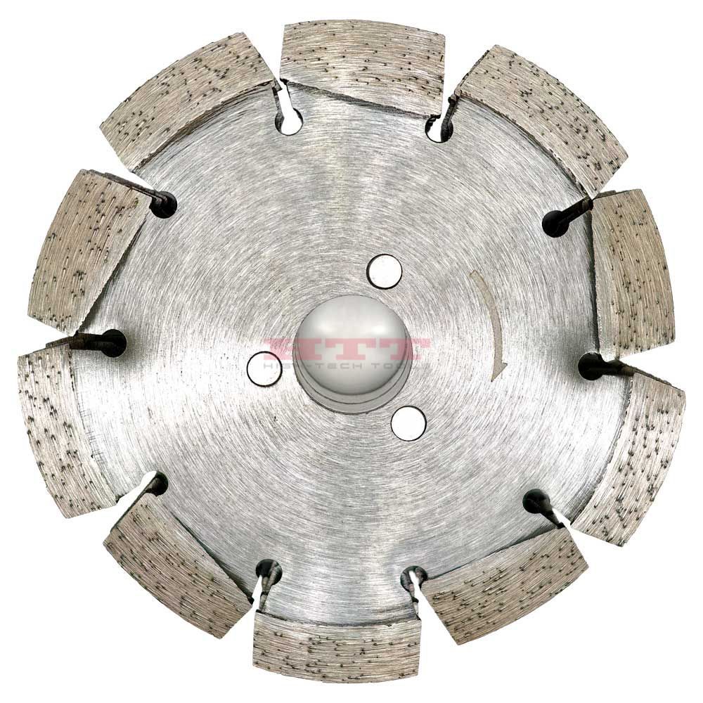 Hoja de sierra de diamante para corte en pared de triple disco