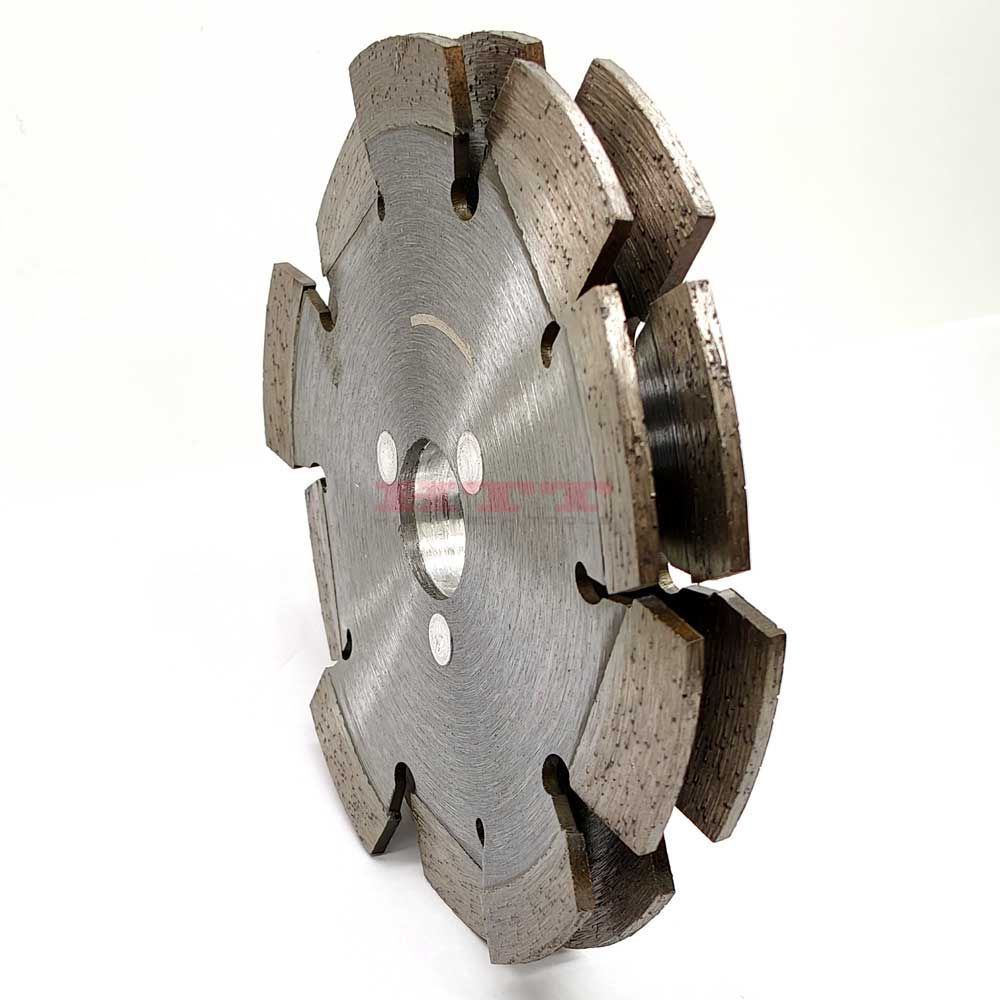 Hoja de sierra de diamante de dos discos para corte en pared
