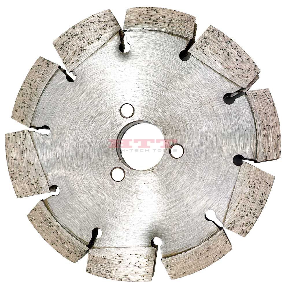Hoja de sierra de diamante de dos discos para corte en pared