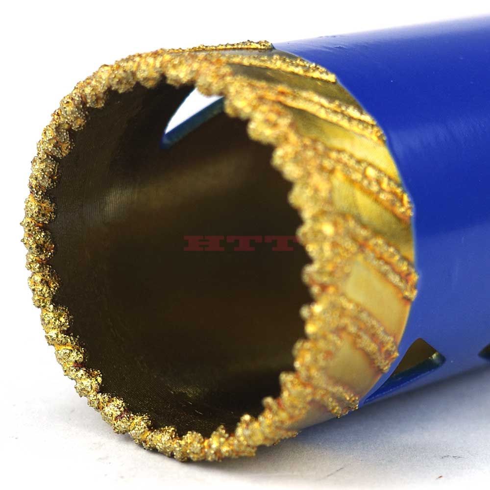 Broca de diamante con bordes de grano de diamante surtido con conexión hembra M14 para corte seco y húmedo