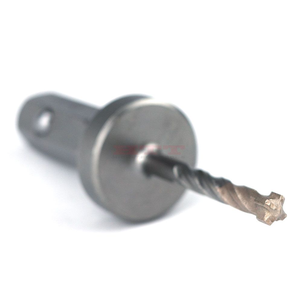 Broca para martillo de parada rápida Cross 4Cutter con vástago hexagonal de 7/16"