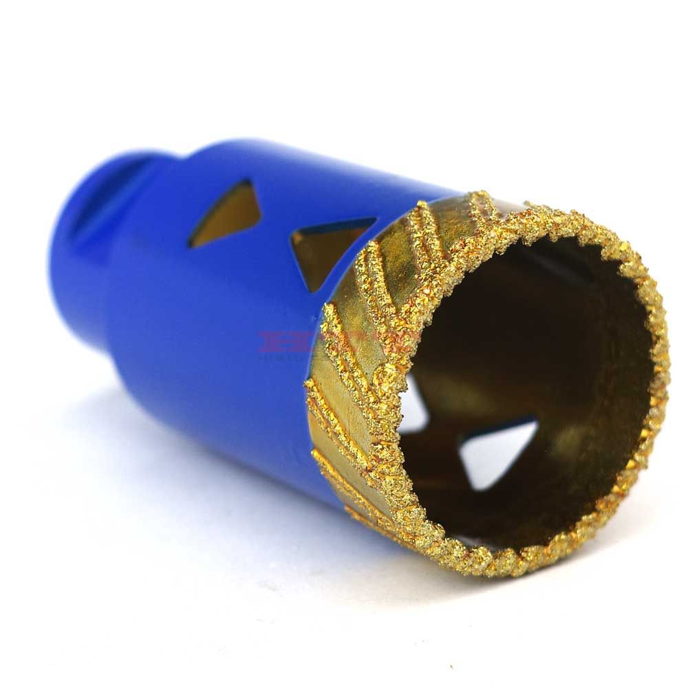 Broca de diamante con bordes de grano de diamante surtido con conexión hembra M14 para corte seco y húmedo