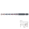Masonería Bit Jis6.35 Cambio rápido Hex Shank