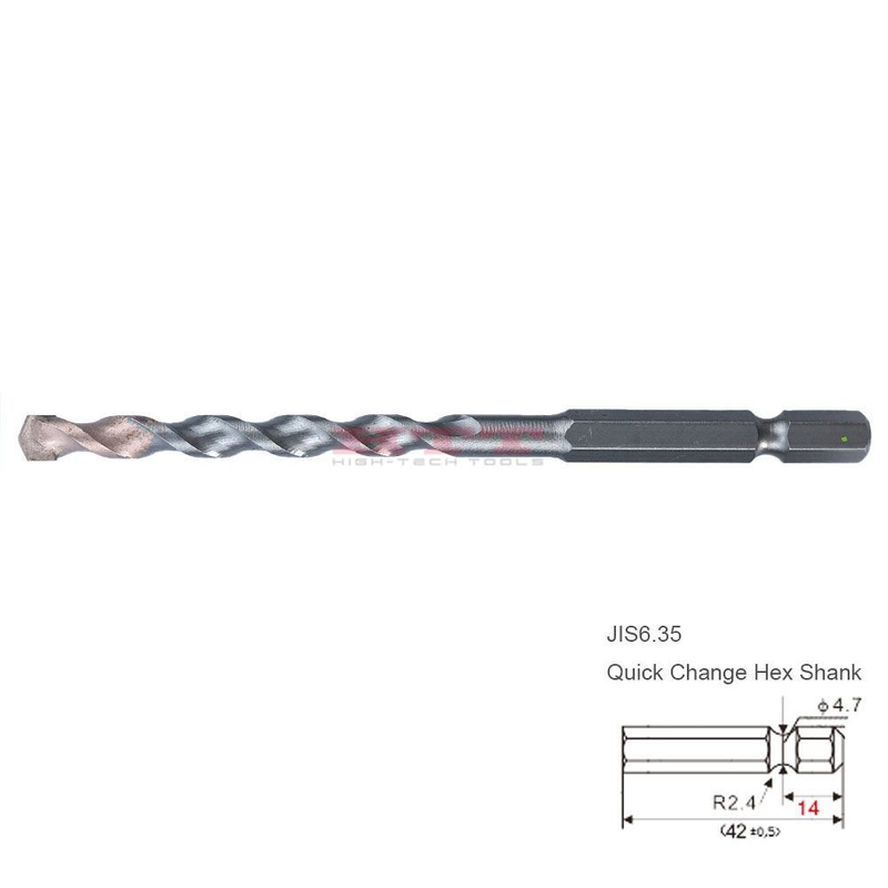 Masonería Bit Jis6.35 Cambio rápido Hex Shank